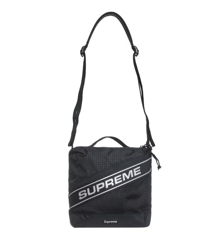 Supreme 3D  Logo Shoulder Bag Black