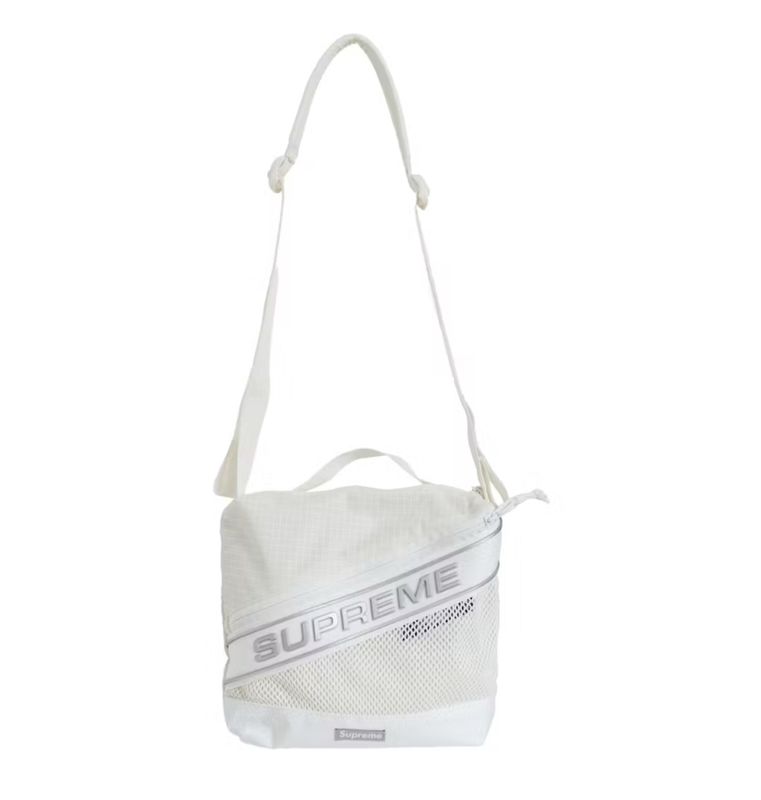Supreme 3D  Logo Shoulder bag White