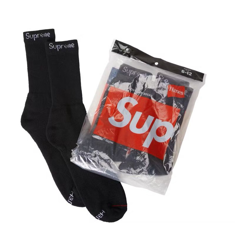 Supreme Socks Black