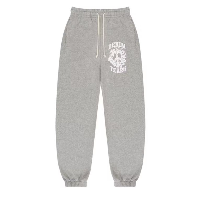 Denim Tears University Sweatpants Grey