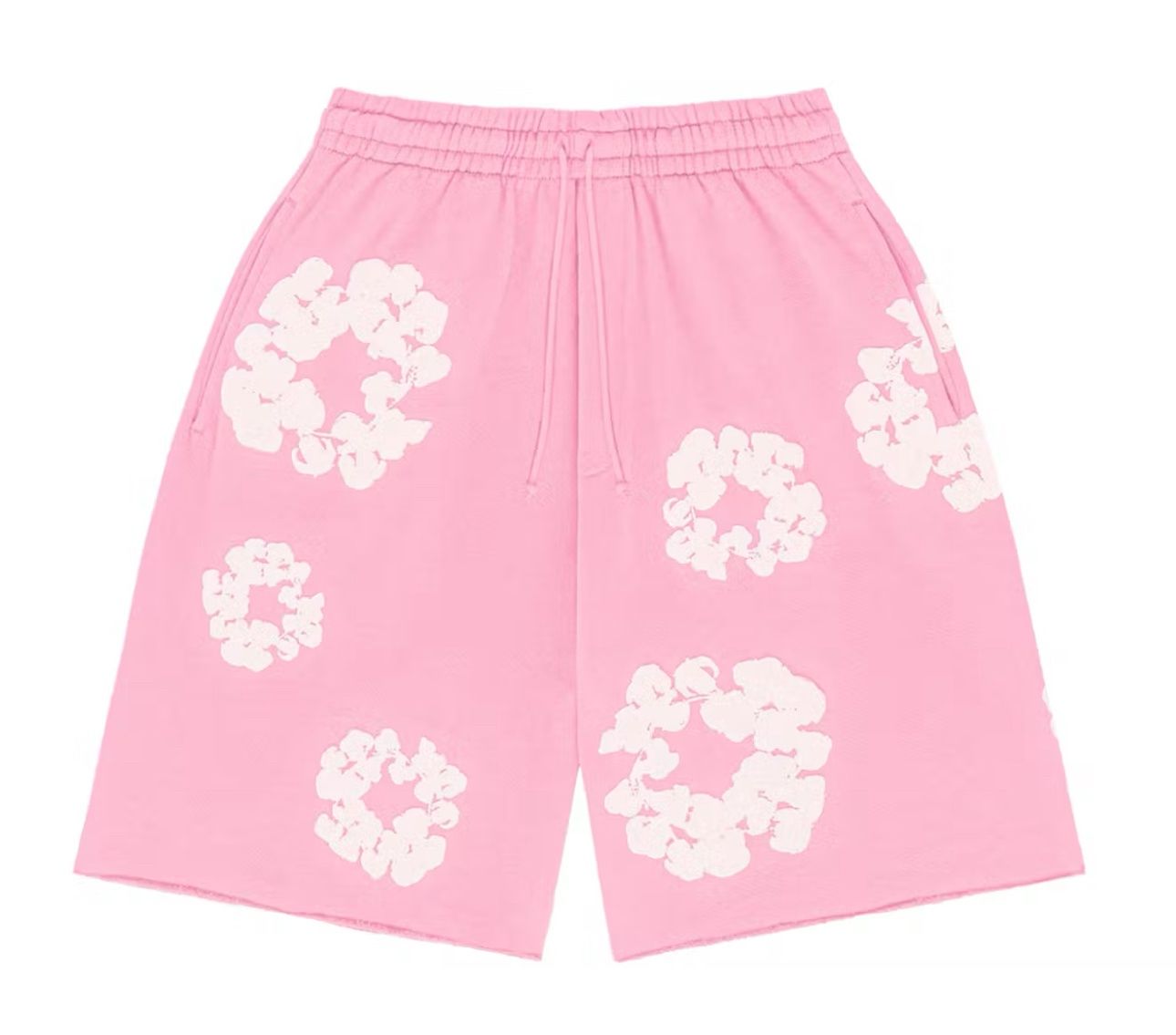 Denim Tears Cotton Wreath Shorts Pink