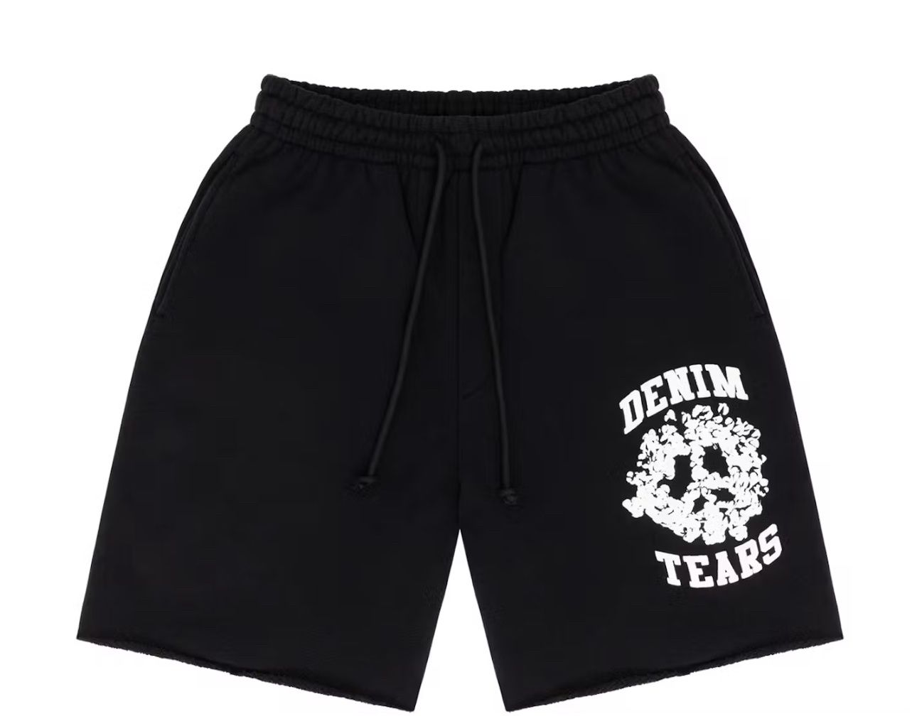 Denim Tears University Logo Black Shorts