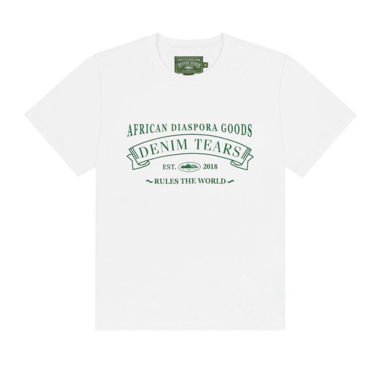 Denim Tears ADG White/Green Logo