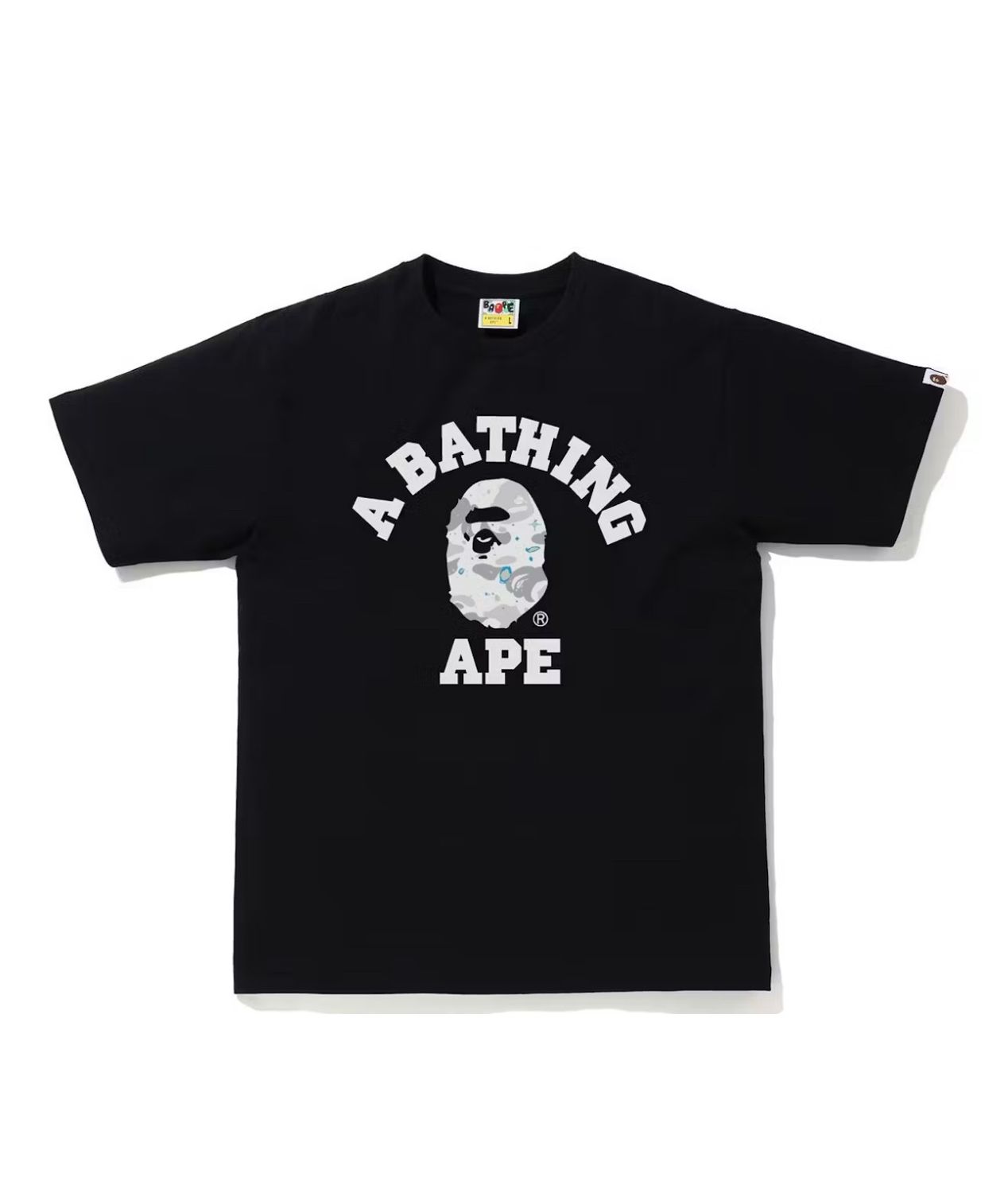 BAPE Space Camo College Tee Black