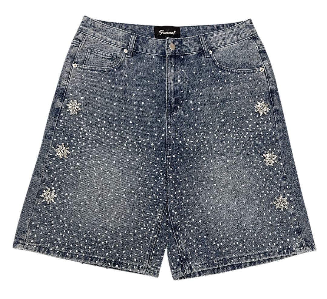 Fraternal Jorts Astro Blue