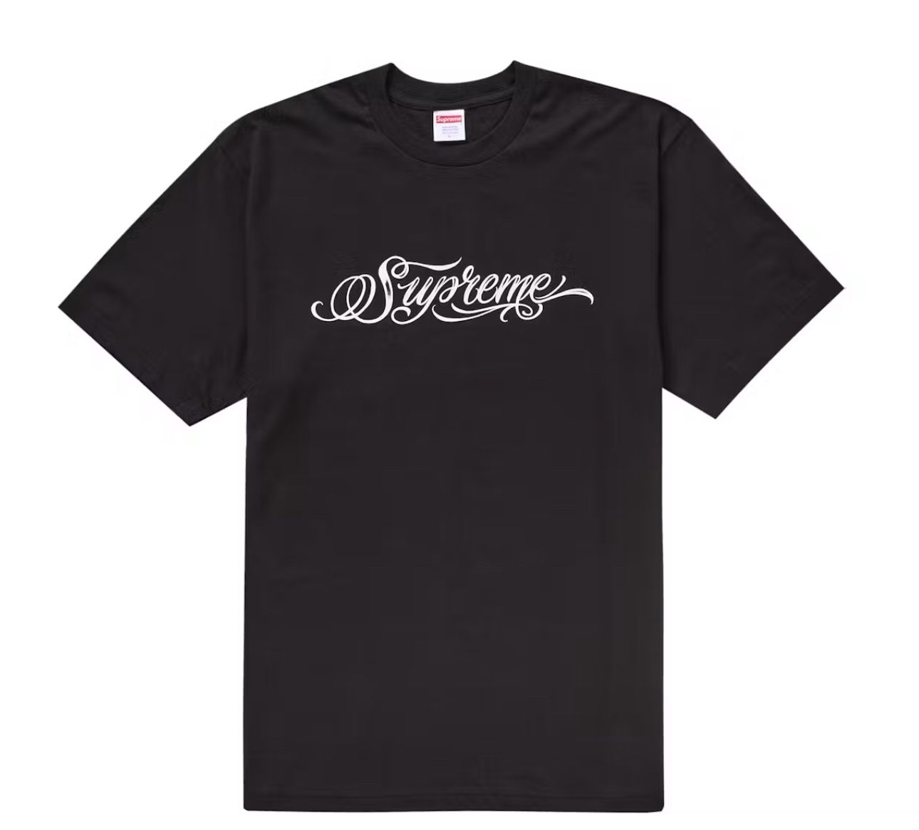 Supreme Script Tee Black