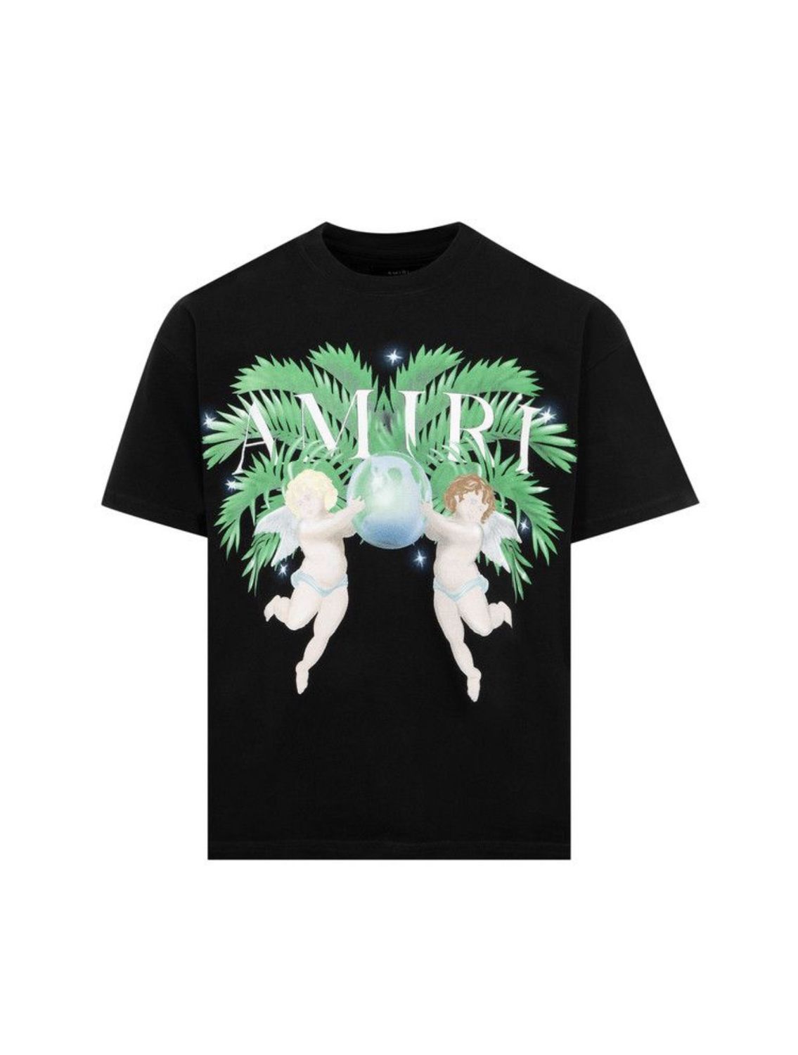 Amiri Airbrush Cherub Tee Black
