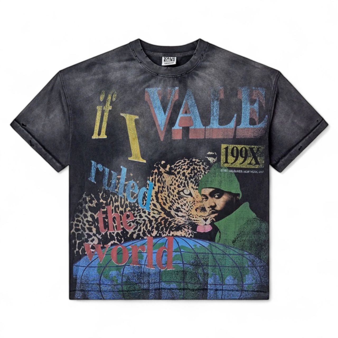 Vale Forever Da Ruler Tee Black
