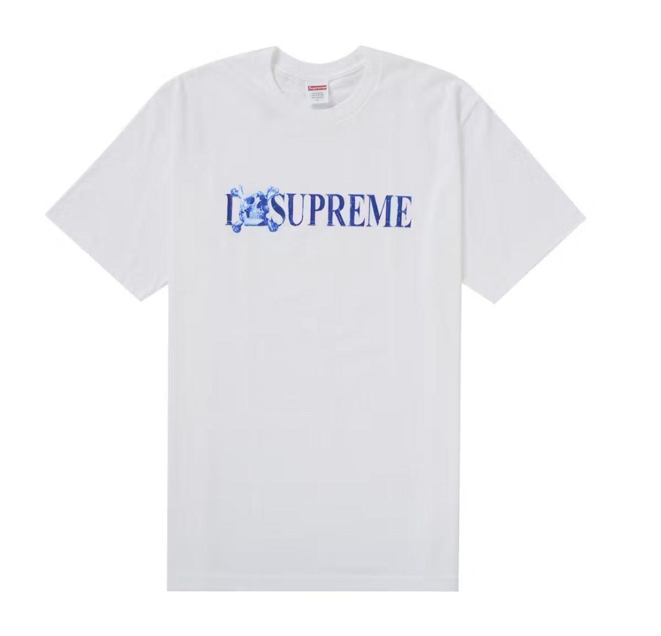 Supreme Skull Tee White