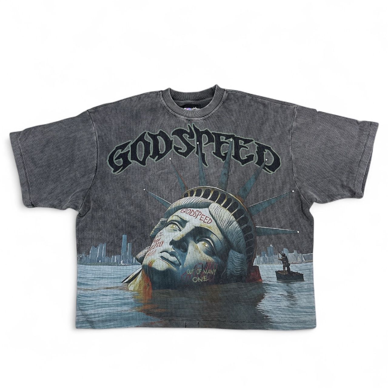 Godspeed Sunken Liberty Thermal Tee Grey Wash