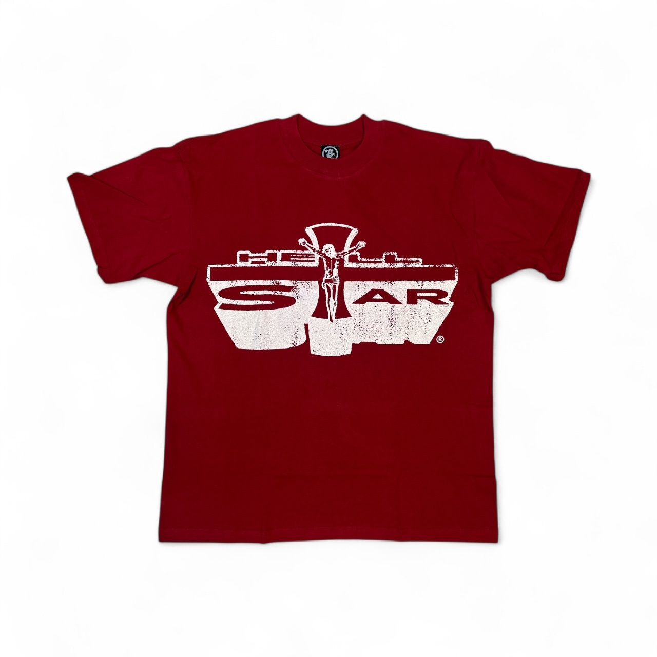 Hellstar Jesus Emblem Tee Red