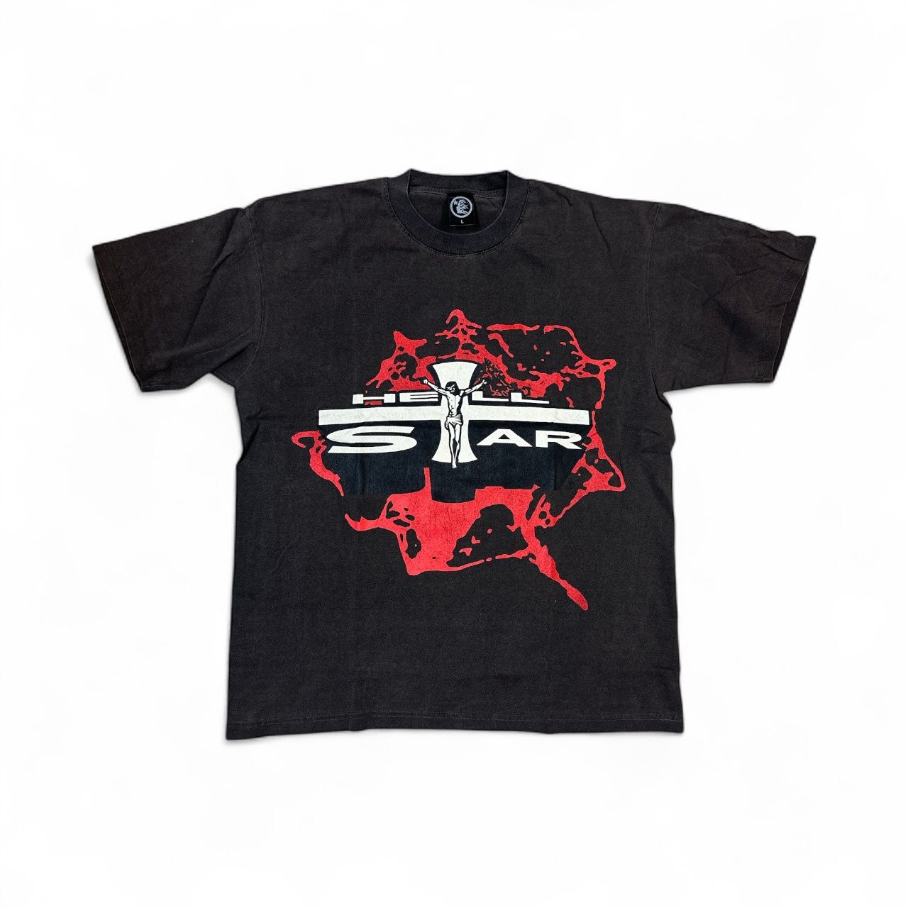 Hellstar Jesus Emblem Tee Black