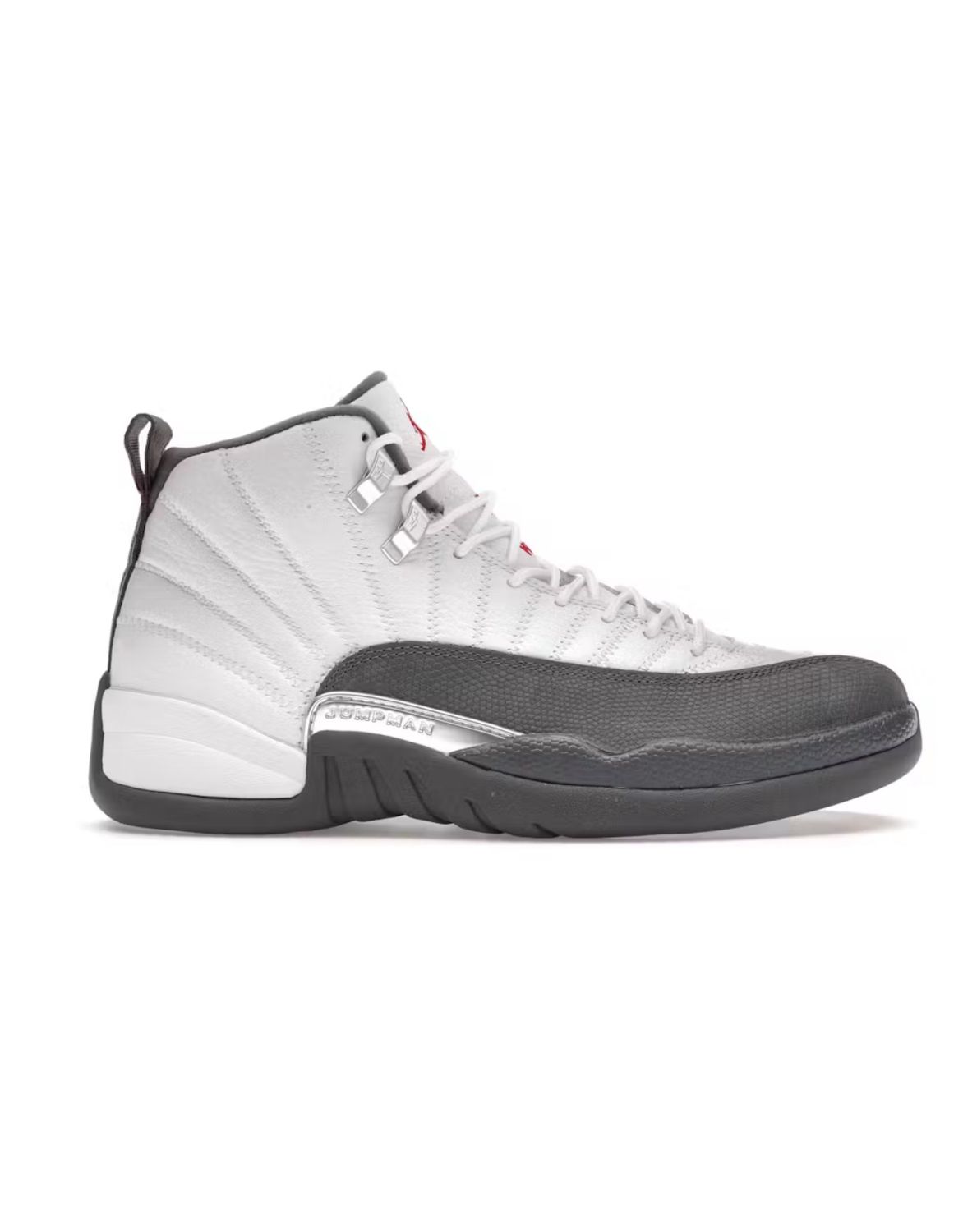 Air Jordan 12 Retro White Dark Grey