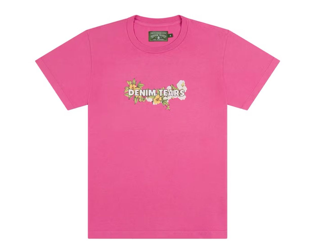 Denim Tears Pink Flower Tee
