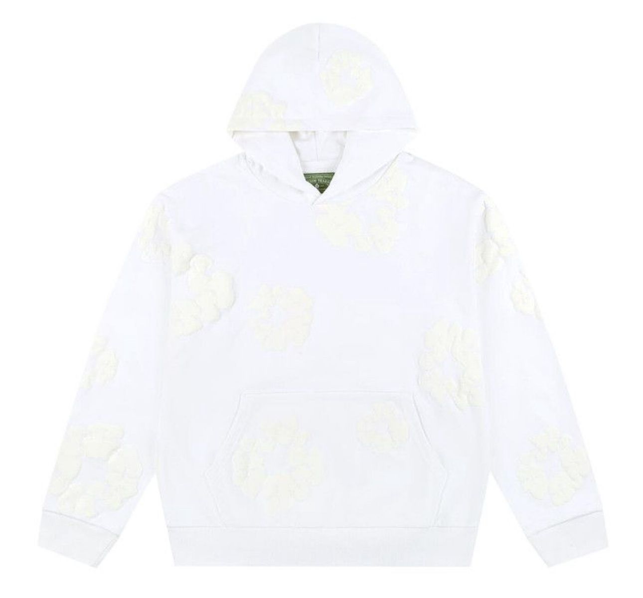 Denim Tears Cotton Wreathe Hoodie White
