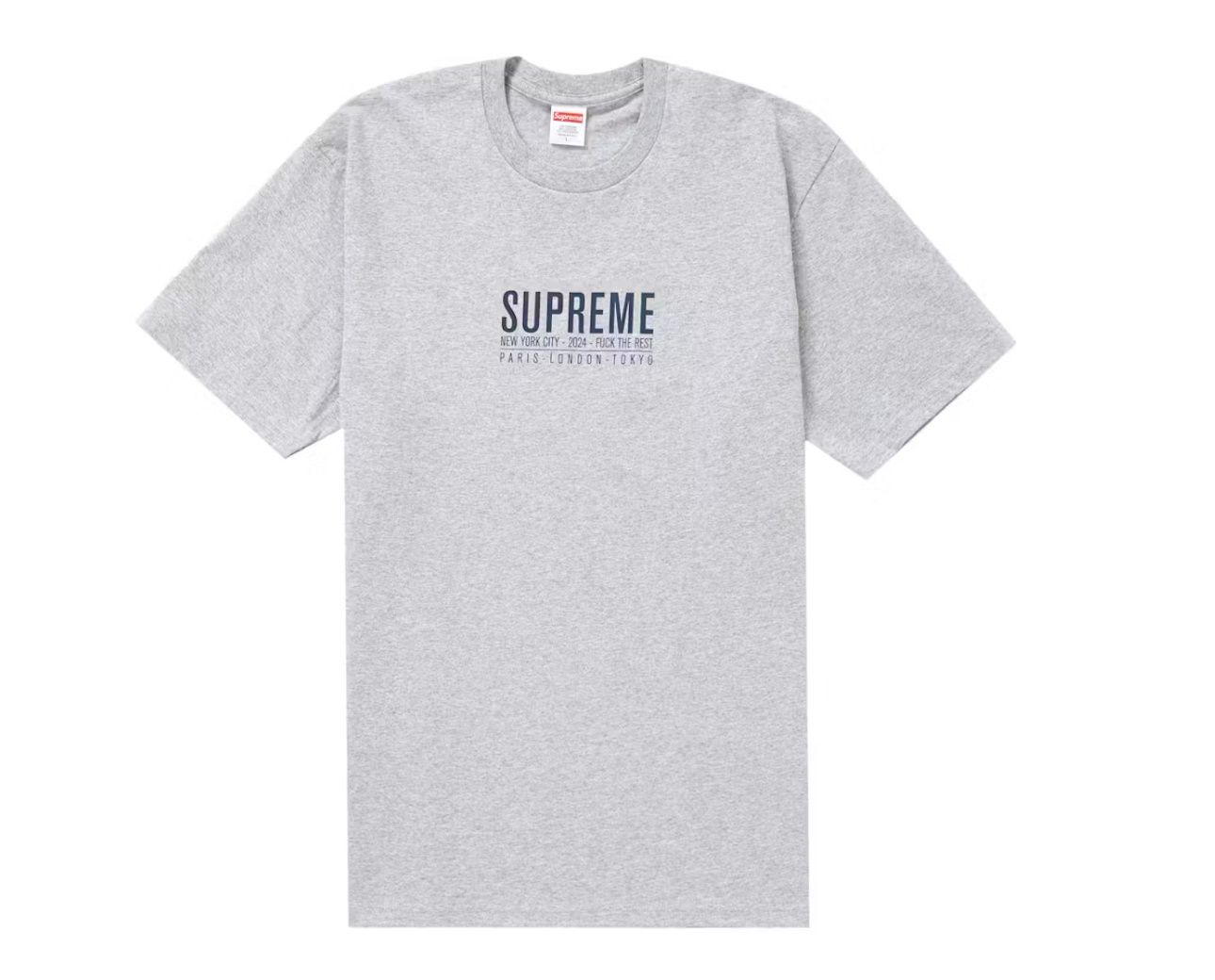 Supreme Paris Tee Grey
