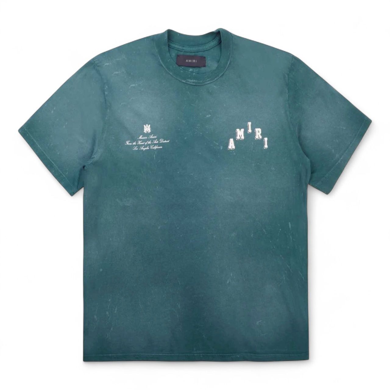 Amiri Green Collegiate Tee