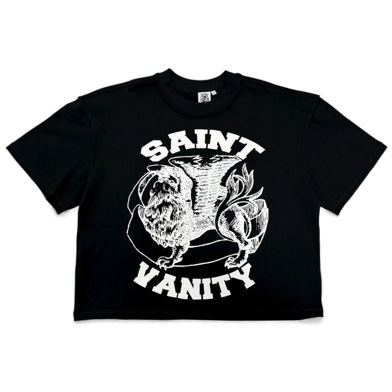 Saint Vanity Griffin Tee Black White Logo