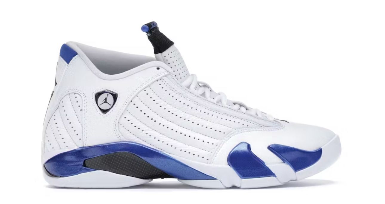 Jordan 14 White Hyper Royal