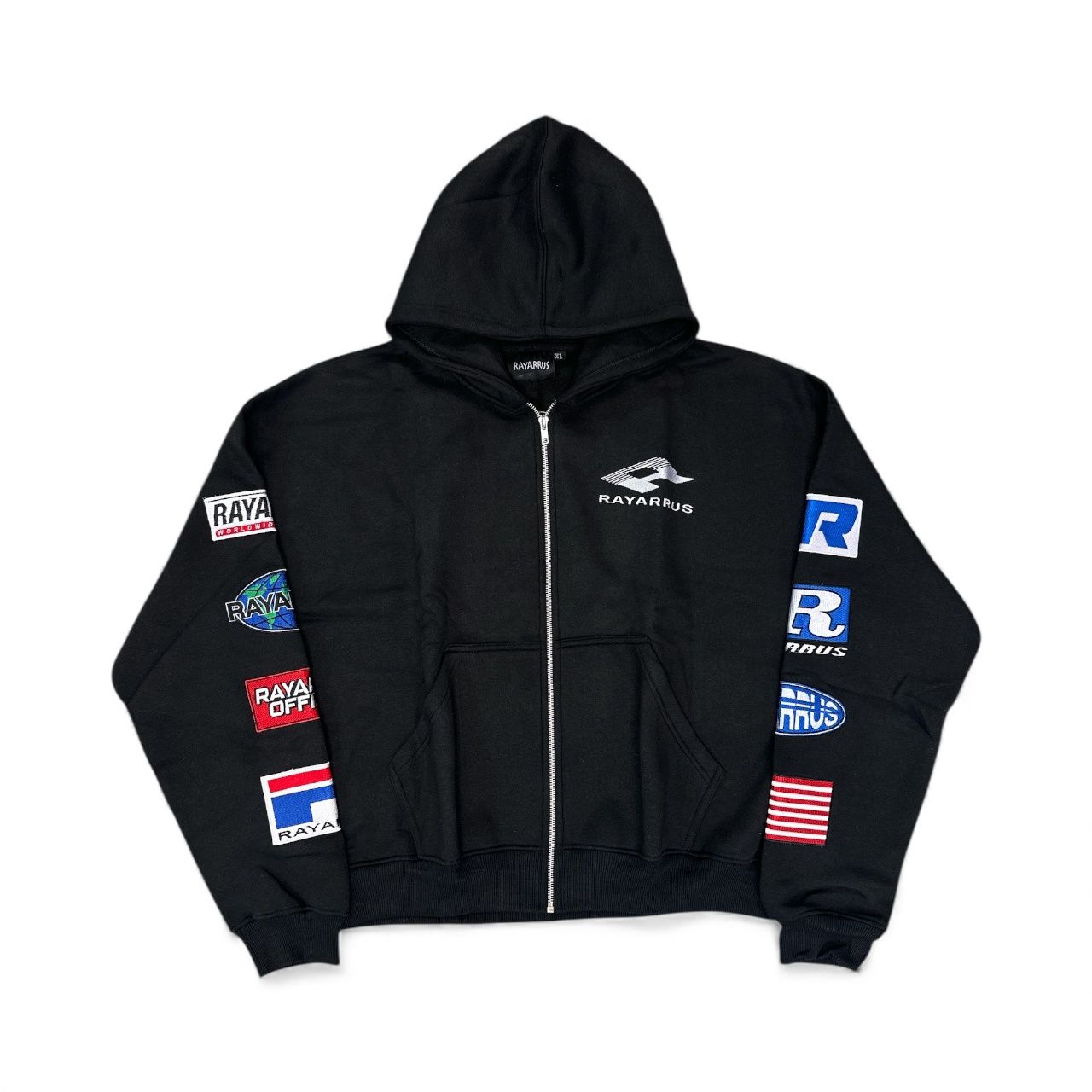 Rayarruss Bottega Patch Hoodie Black