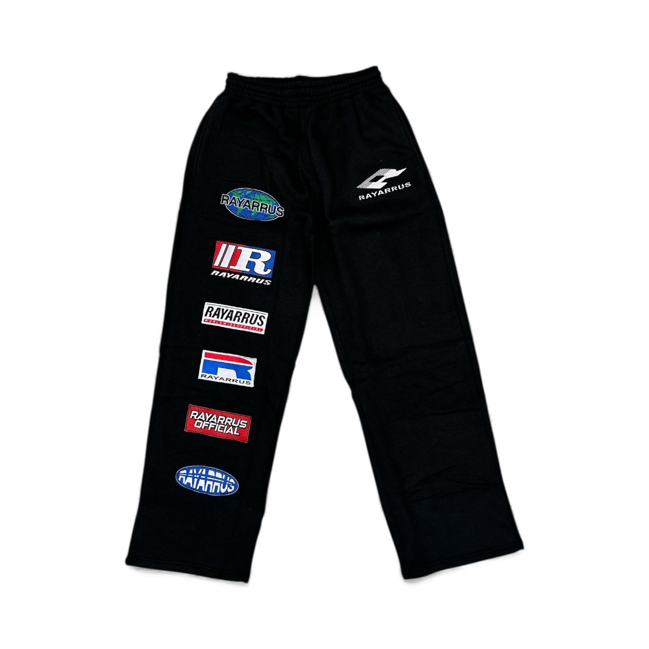 Rayarruss Bottega Patch Pants Black