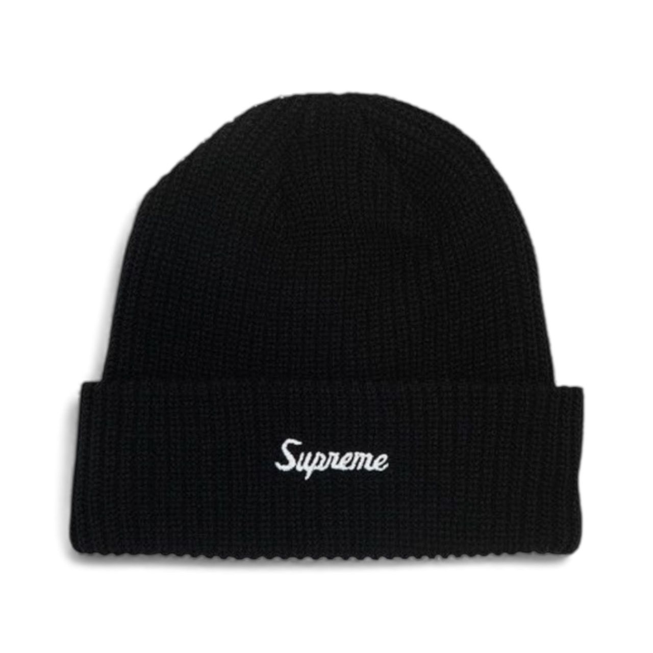Supreme Loose Gauge Beanie Black