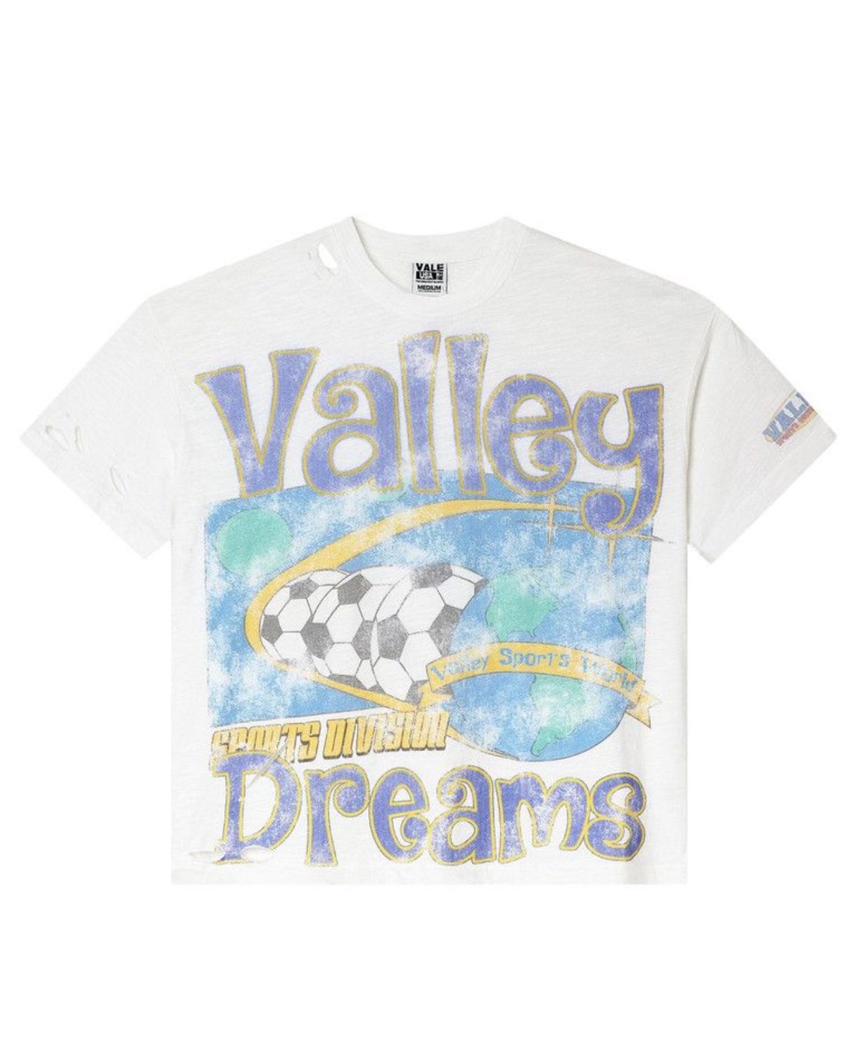 Vale Futball Tee White