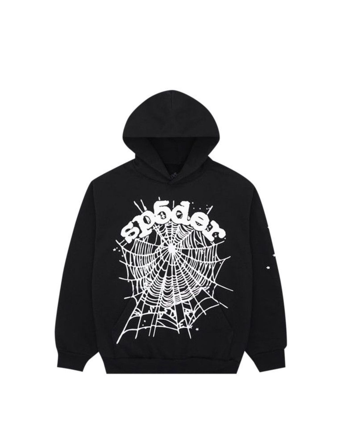 Sp5der OG Web Hoodie Black