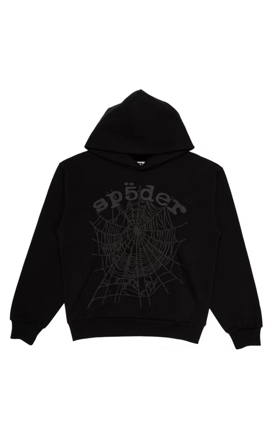 Sp5der Phantom Web Hoodie Black