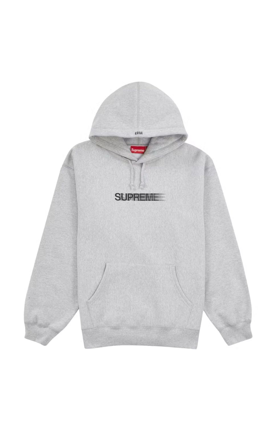Supreme Motion Logo Hooded Sweatshirt Heather Grey