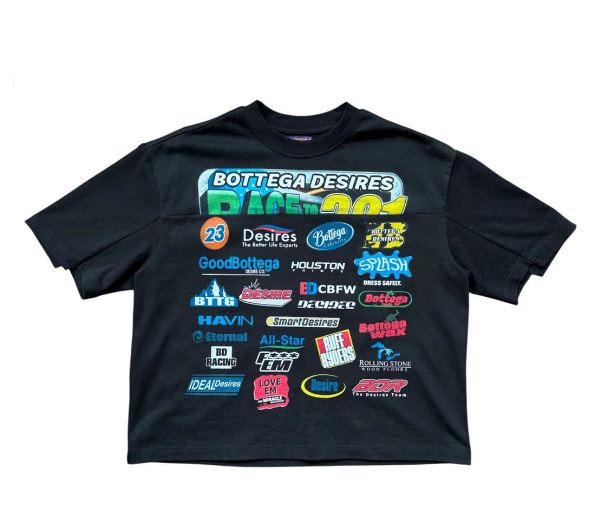 Bottega Desires Race T Black