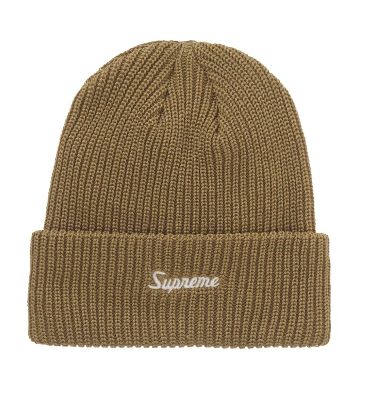 Supreme Loose Gauge Beanie Taupe