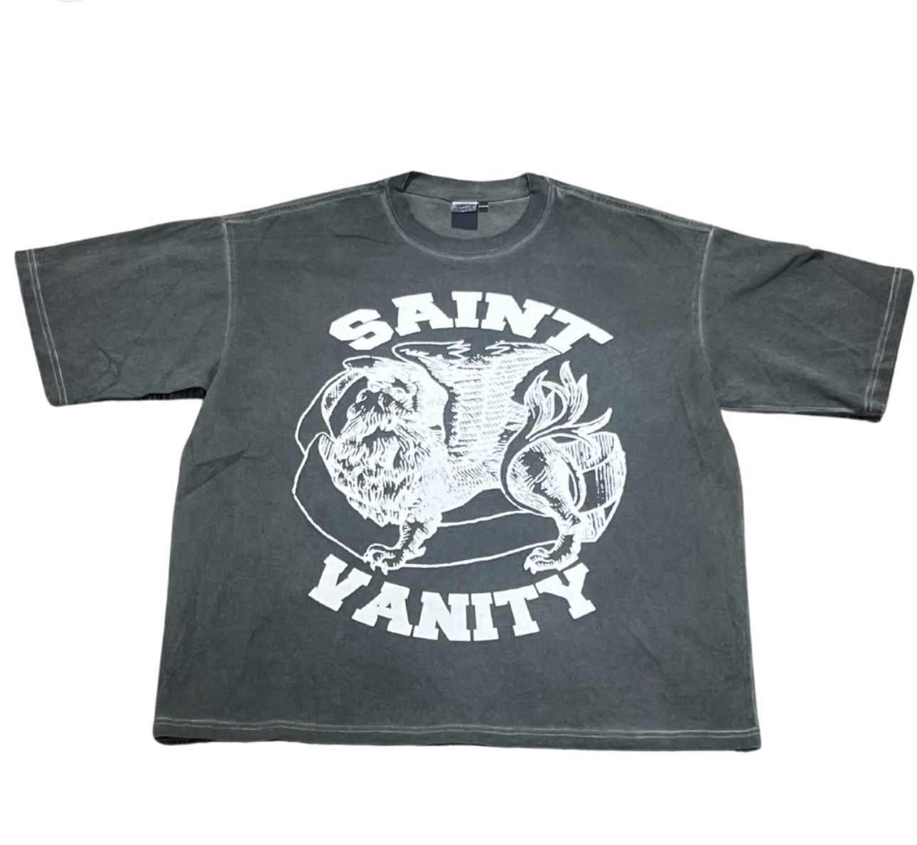 Saint Vanity Griffin T-Shirt Grey