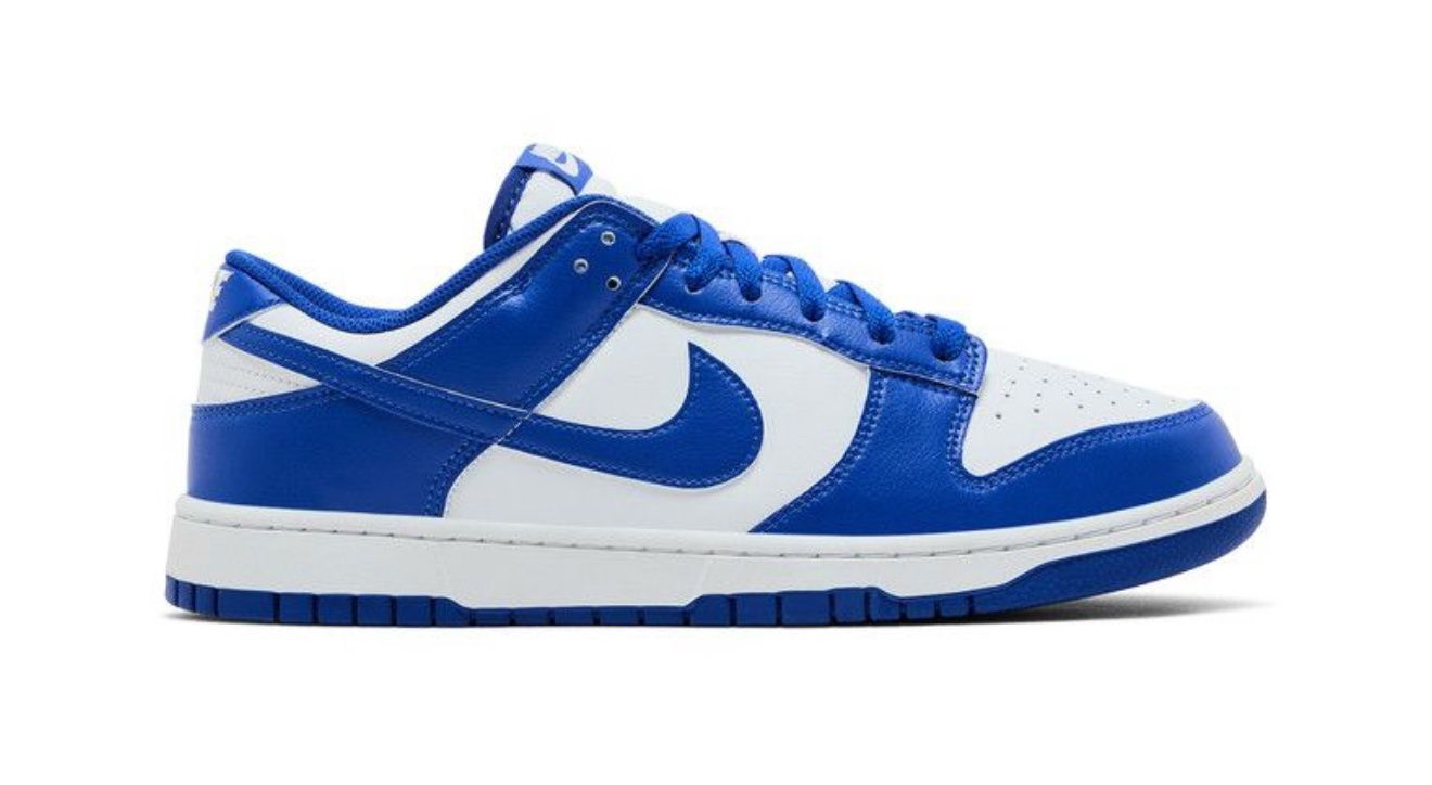 Nike Dunk Low White Hyper Royal