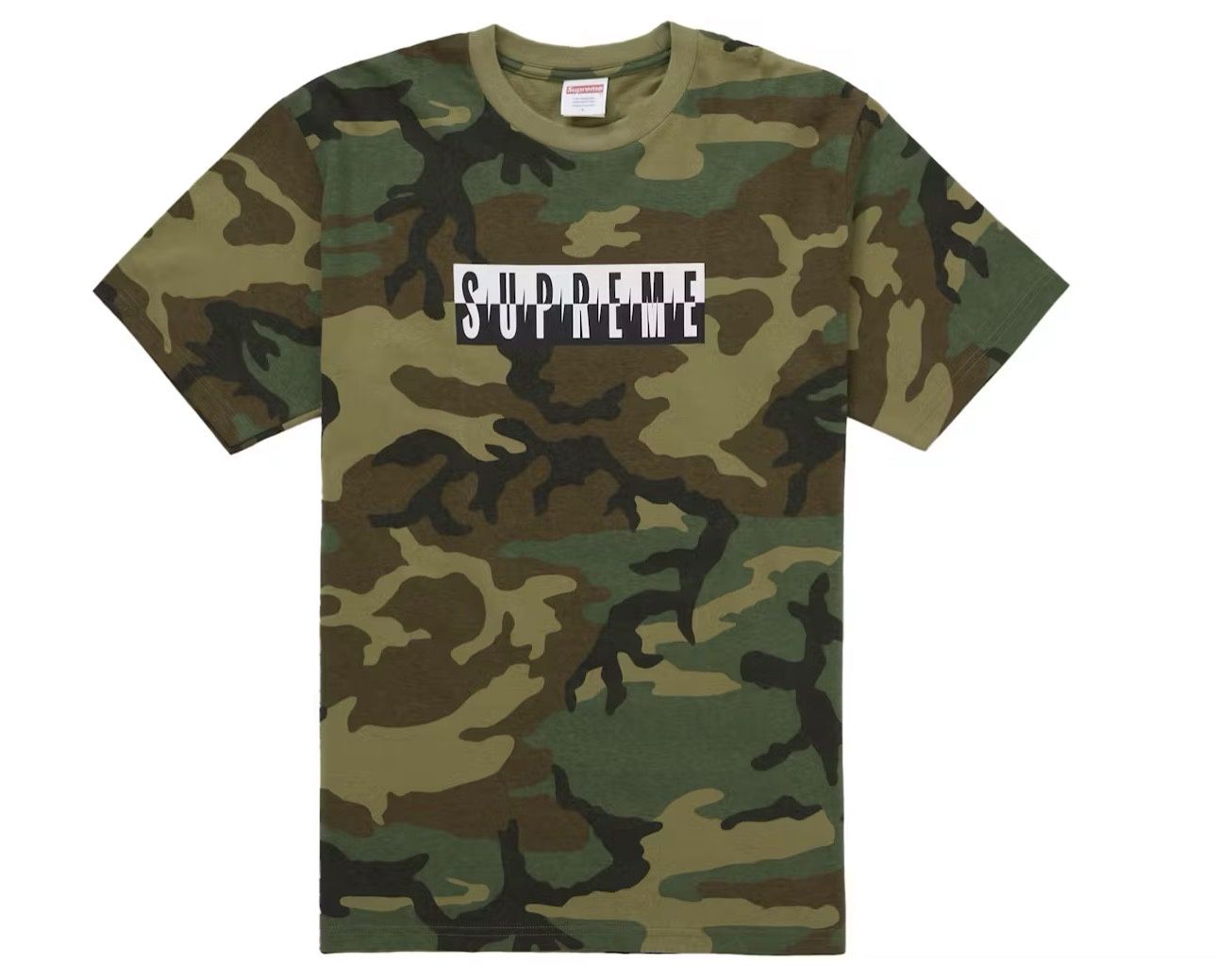 Supreme Split Tee Camo