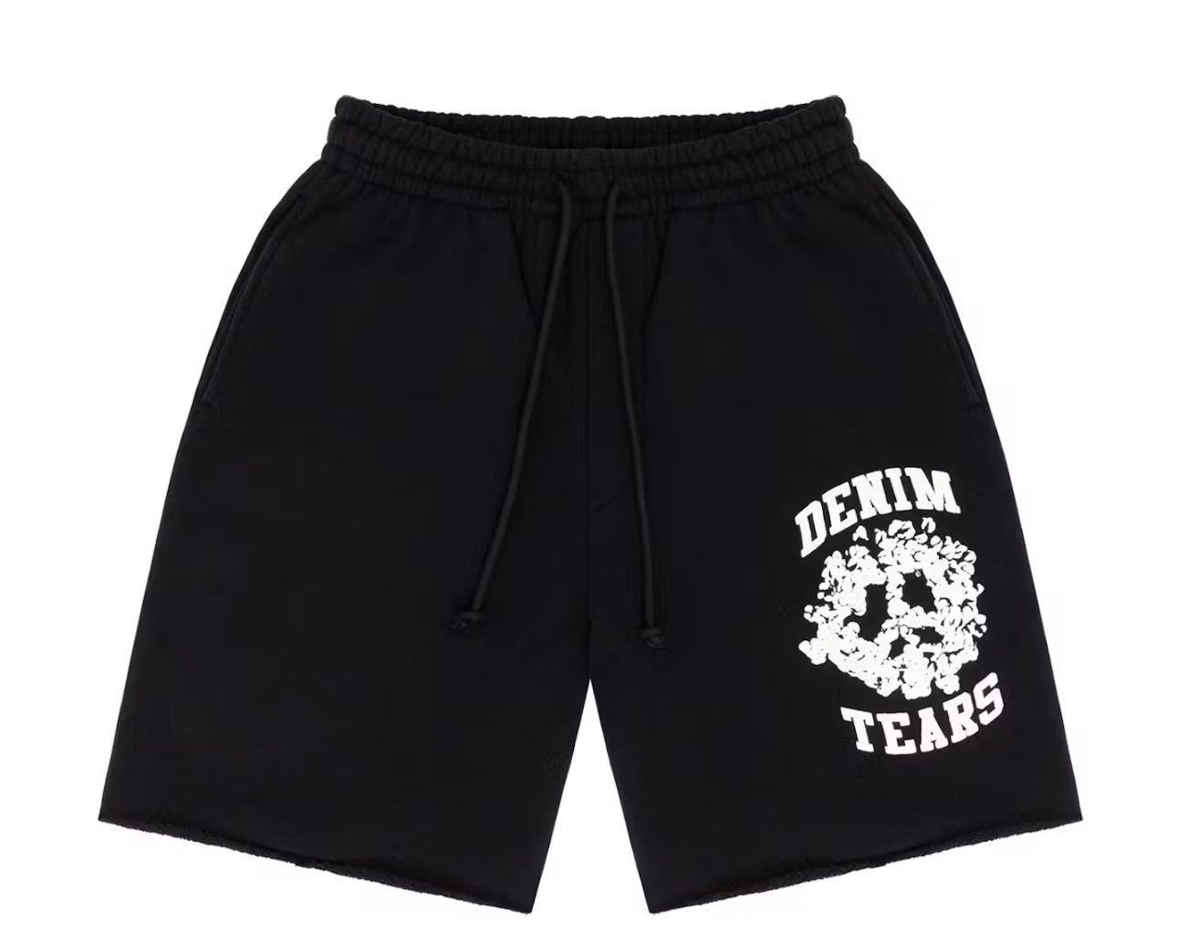 Denim Tears University Logo Black Shorts