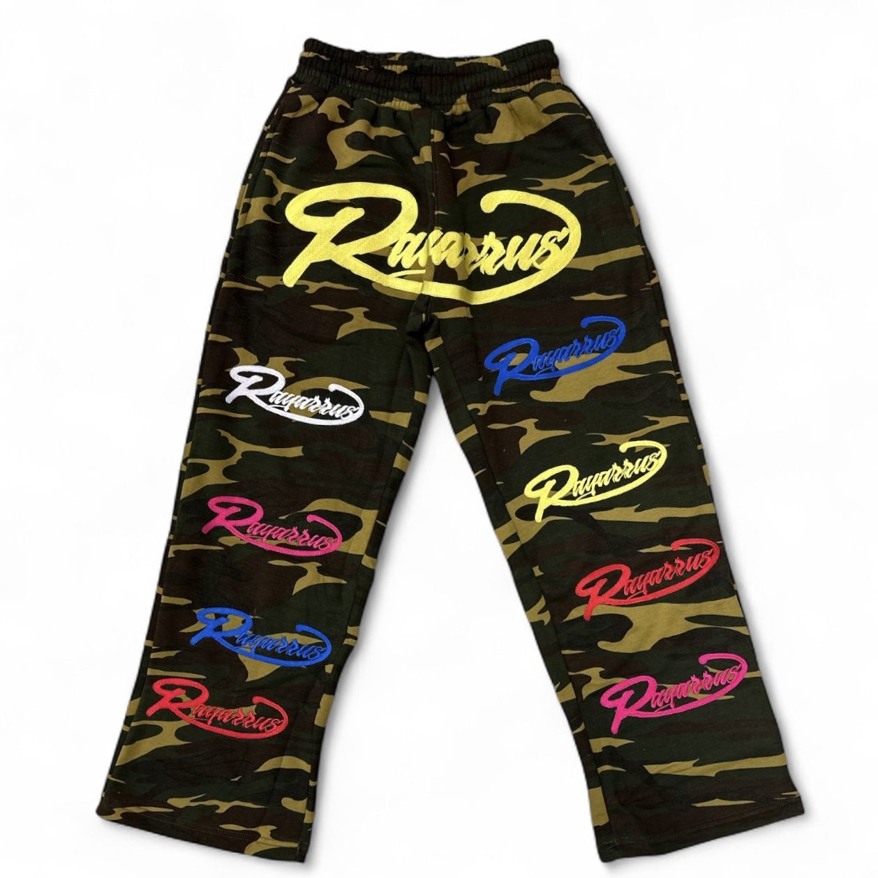 Rayarrus Cursive Army Sweats
