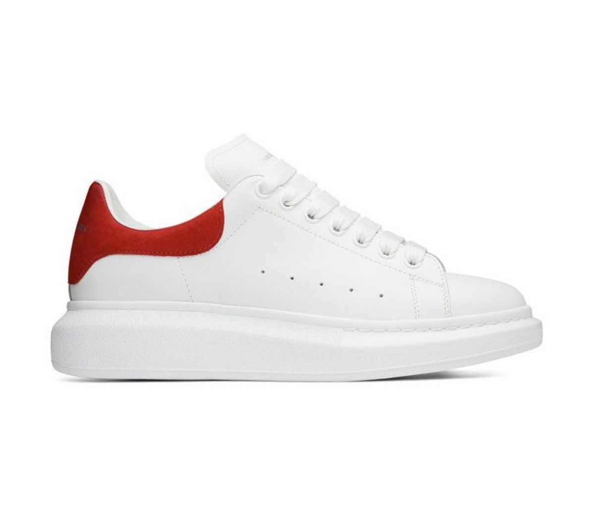 Alexander McQueen Oversized White Lust Red