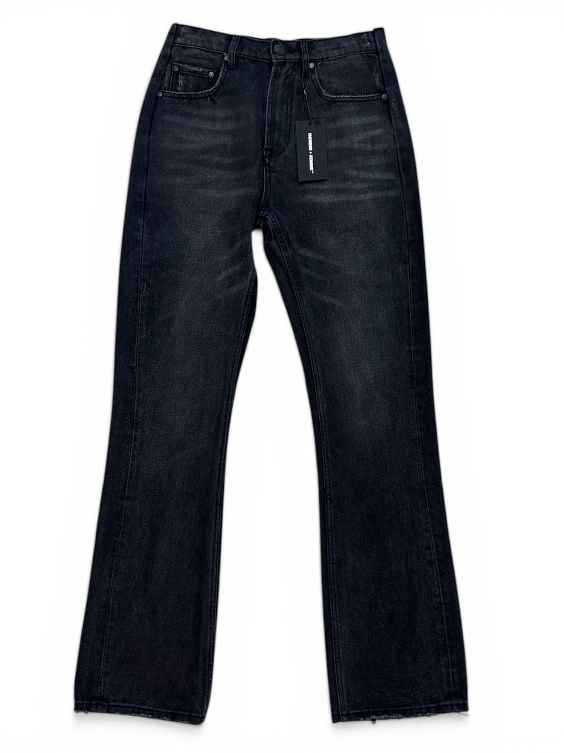 Homme Femme Black Wash Jean