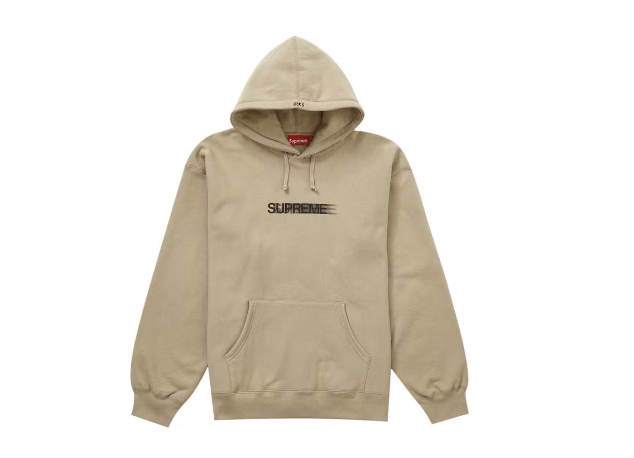 Supreme Motion Logo Hooded Sweatshirt Dark tan