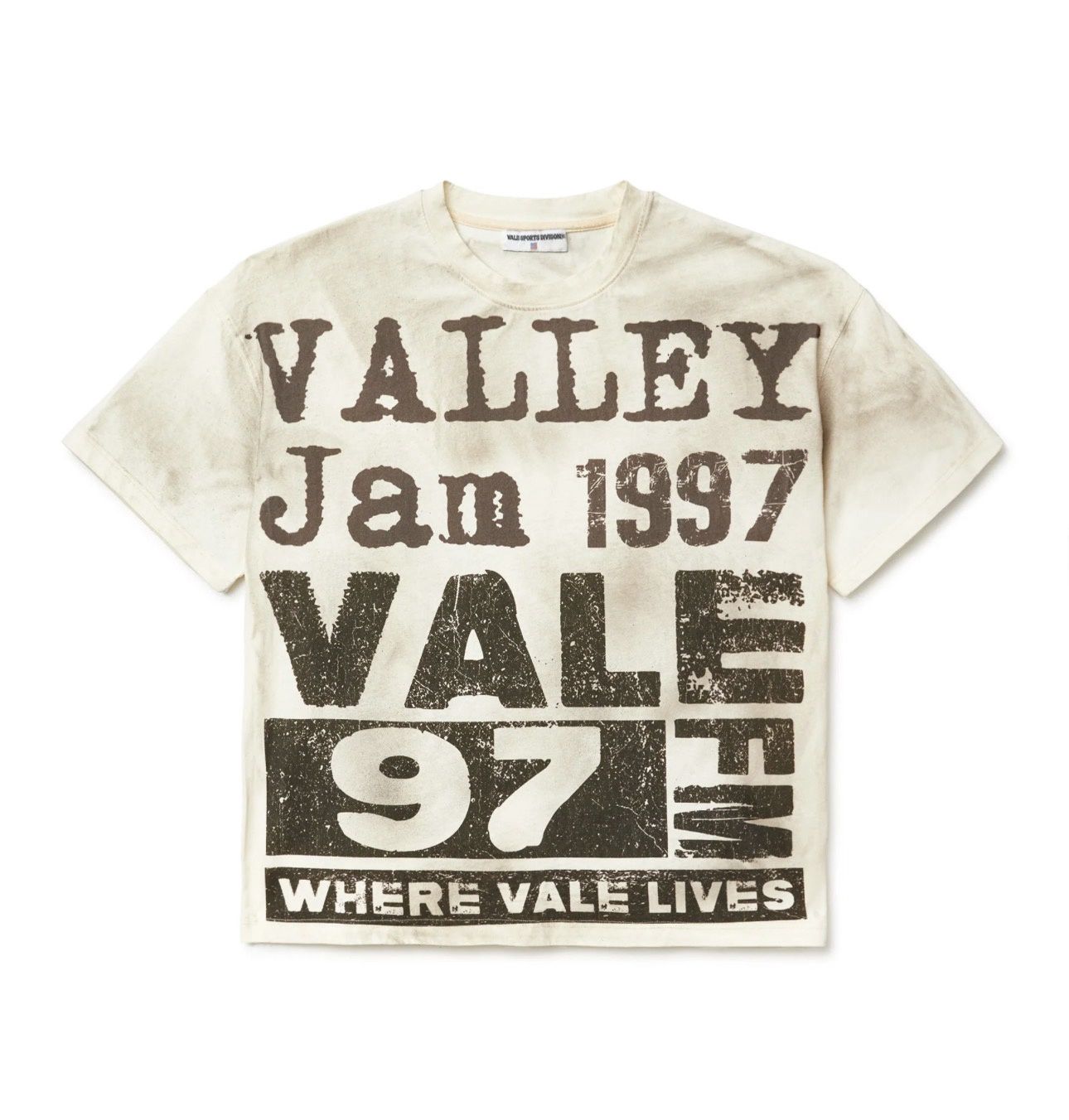 Vale Forever Valley Jam 1997 Tee Off White