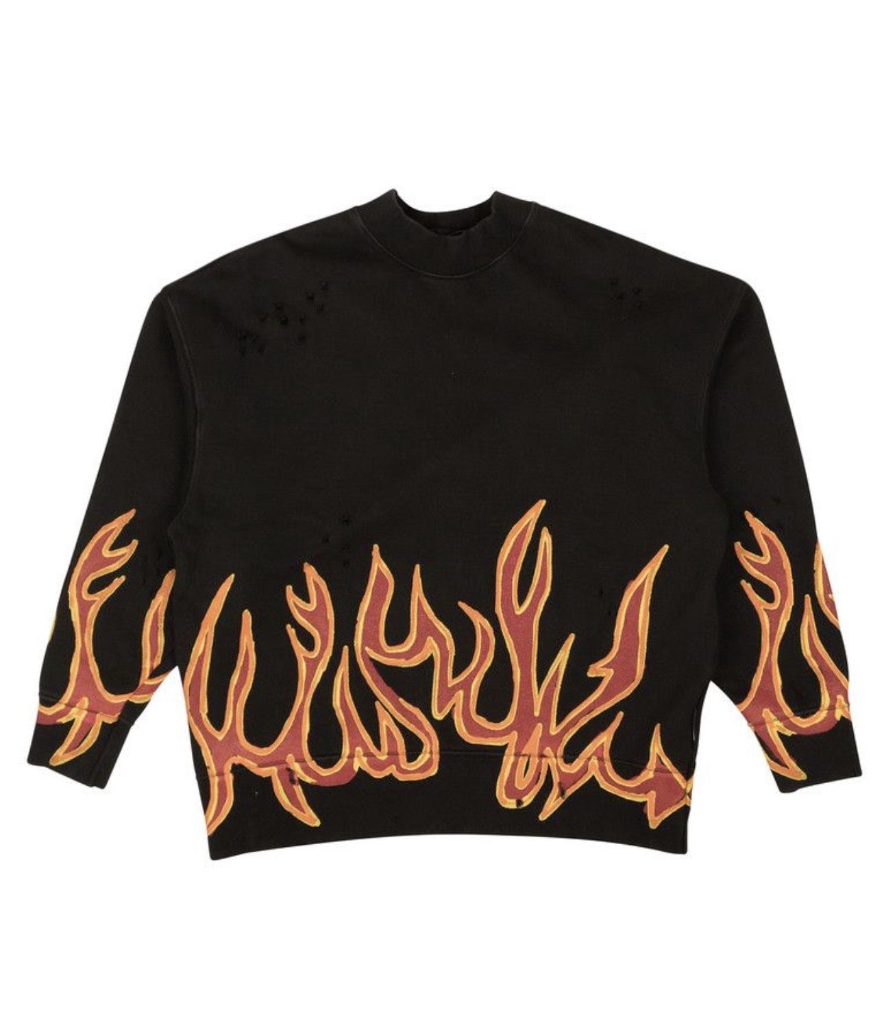 Palm Angels GD Grafitti Flames Crewneck