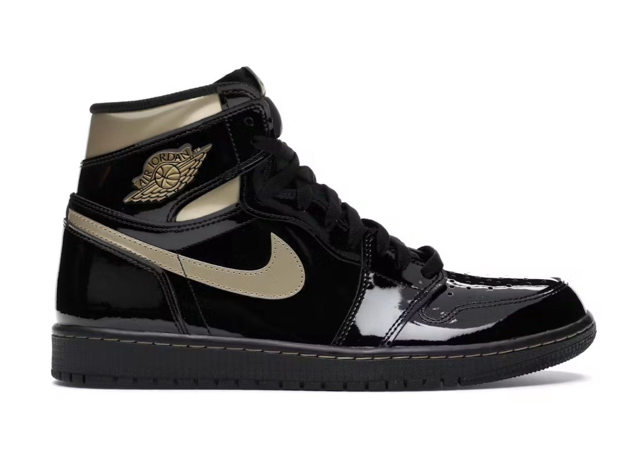 Jordan 1 Retro High Black Metallic Gold