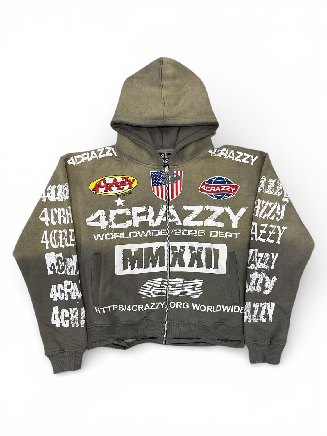 4th Quater Crazzy 444 Zip-Up