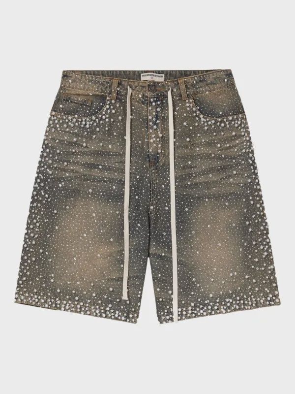 Vale Forever Rainstorm Jorts Mid Grey Wash