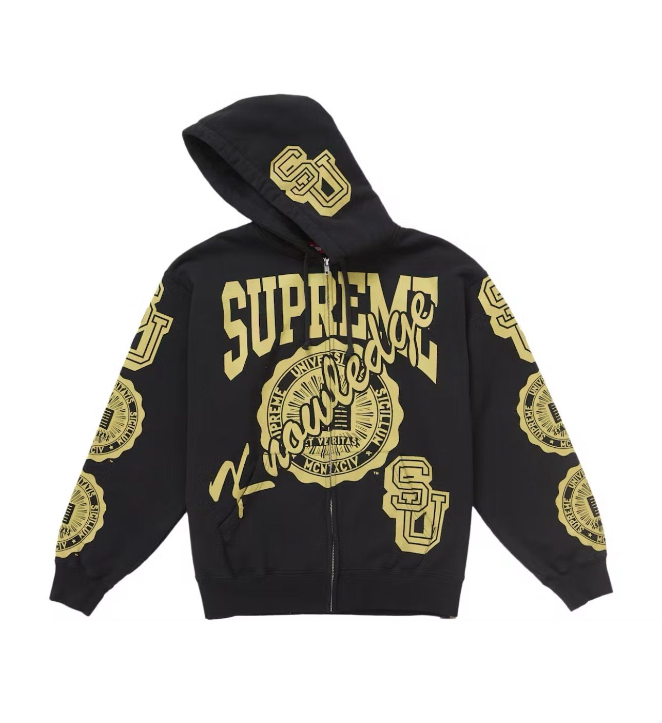 Supreme Knowledge Reigns Zip Up Hoodie