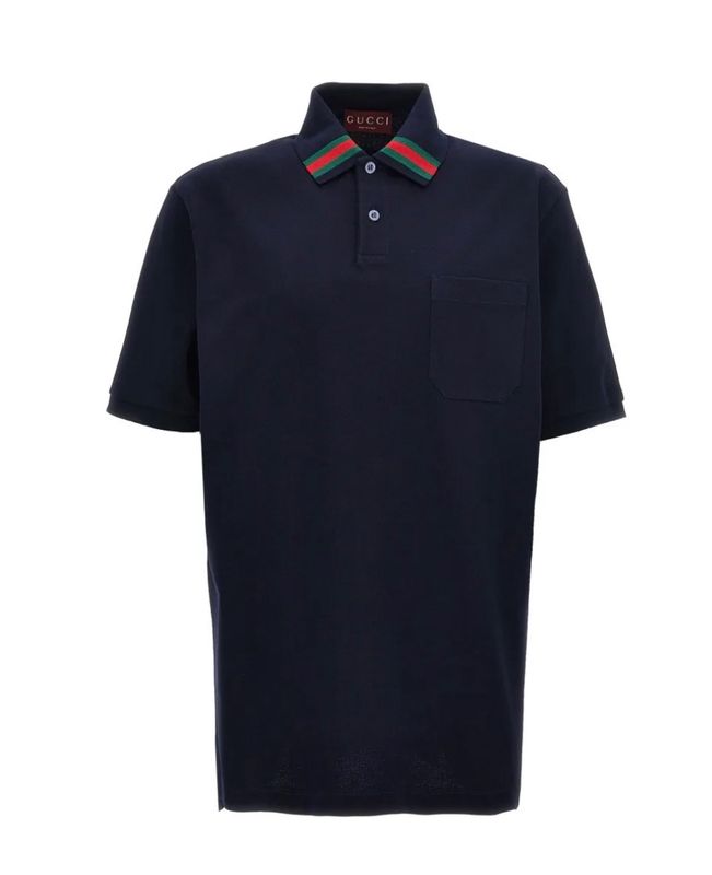 Gucci Pique Polo Tee Shirt