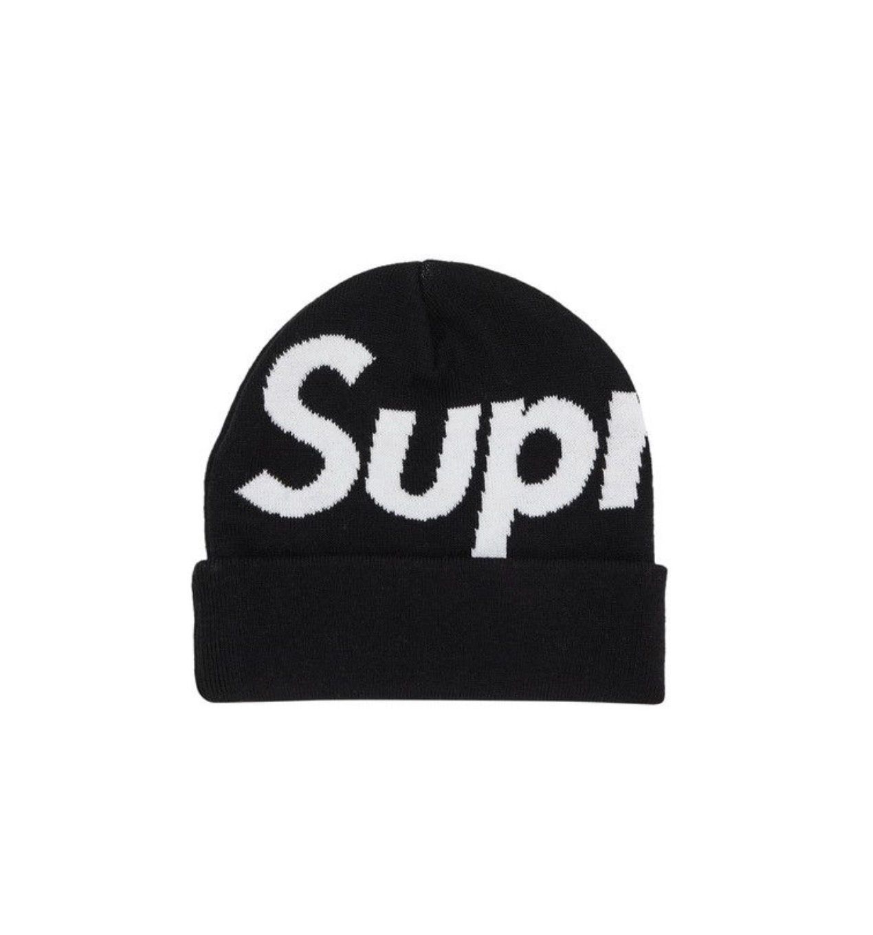 Supreme Big Logo Beanie (Black)