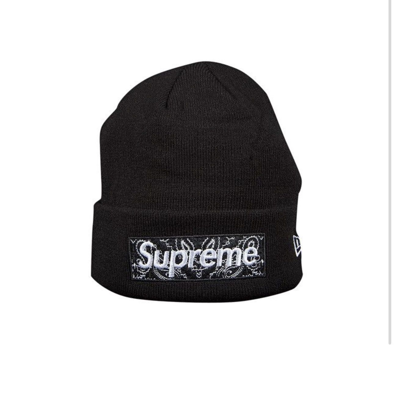 Supreme New Era Box Logo (Paisley Black)