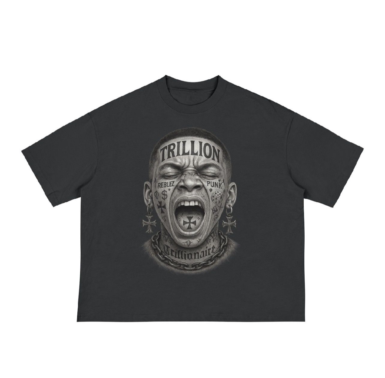 TRILLION Yatted Tee (Black)